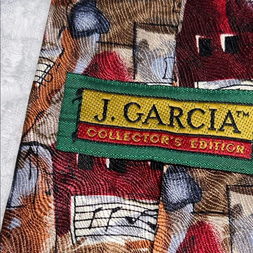 J. Garcia Artistic Ties - Red and Purple Tones